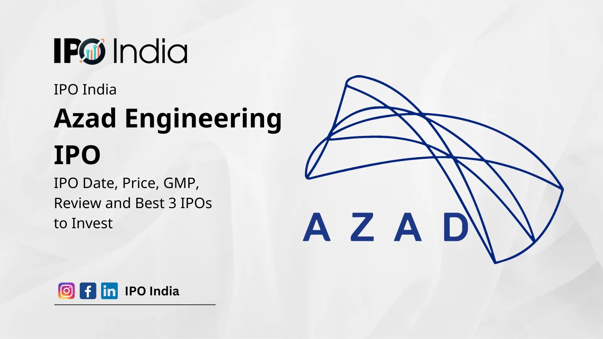 Azad Engineering Ipo Date Price Gmp Review And Best Ipos To Invest