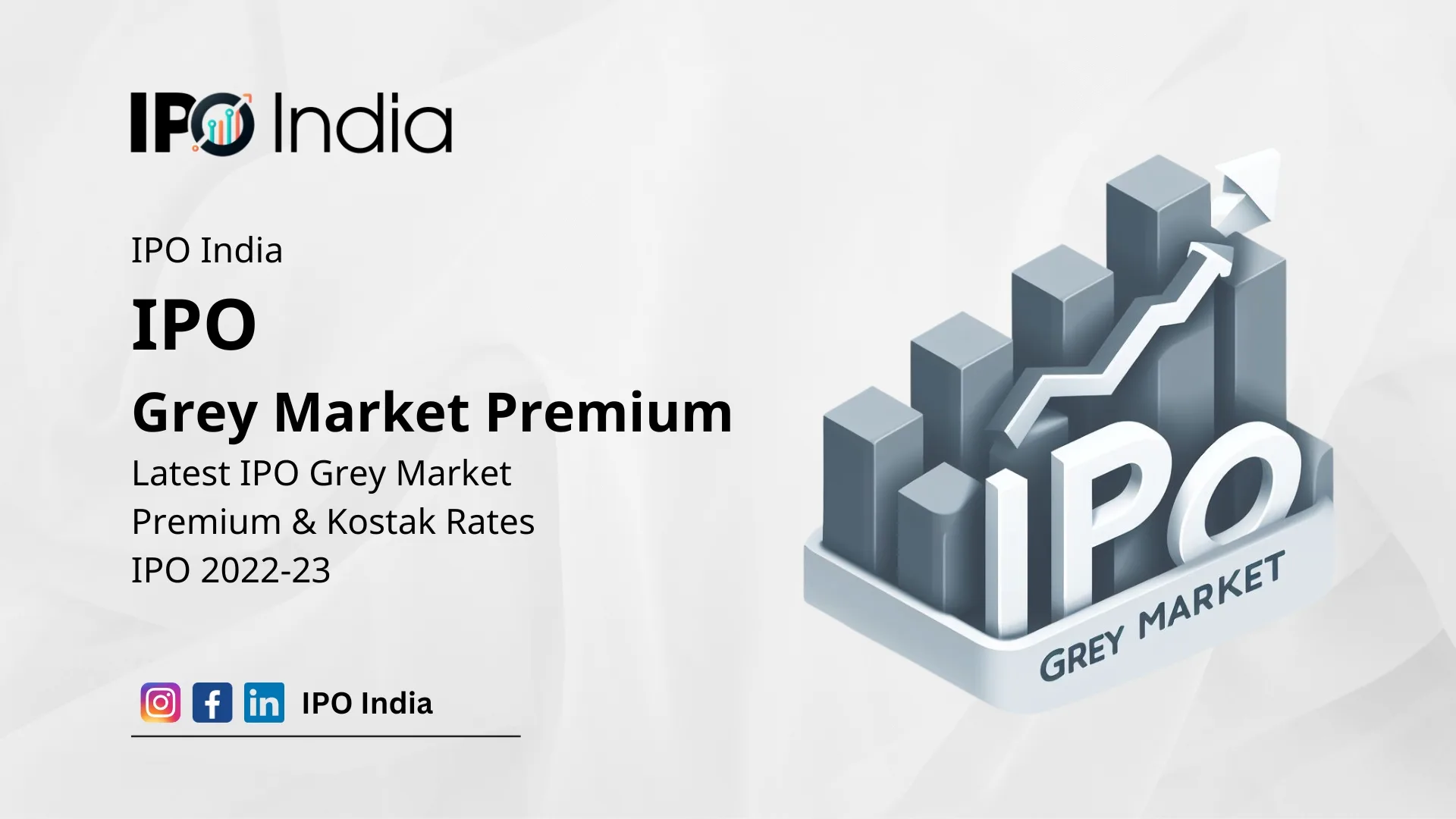 IPO GMP Latest IPO Grey Market Premium & Kostak Rates IPO 202223